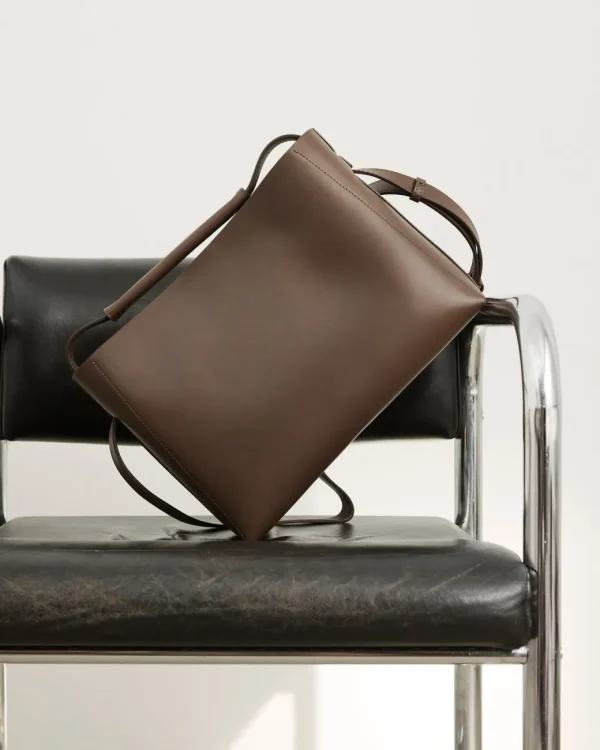 Top Handle Bags | Tote Bags^Flattered Hedda Grande Handbag Leather Chocolate
