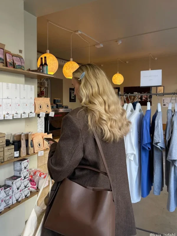 Top Handle Bags | Tote Bags^Flattered Hedda Grande Handbag Leather Chocolate