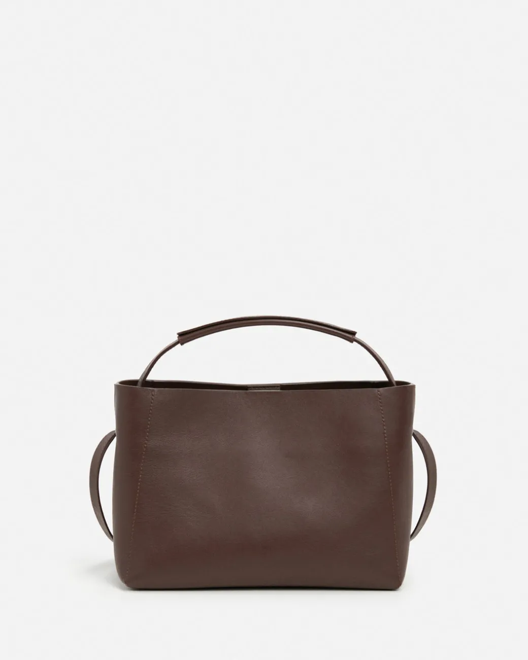 hedda_midi_handbag_leathe_1-1.webp Top Handle Bags | Shoulder Bags^Flattered Hedda Midi Handbag Leather Chocolate