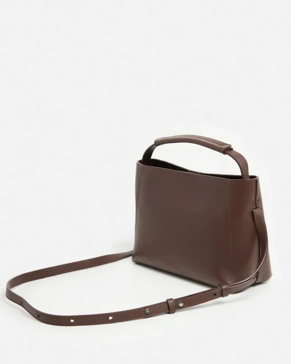 Top Handle Bags | Shoulder Bags^Flattered Hedda Midi Handbag Leather Chocolate