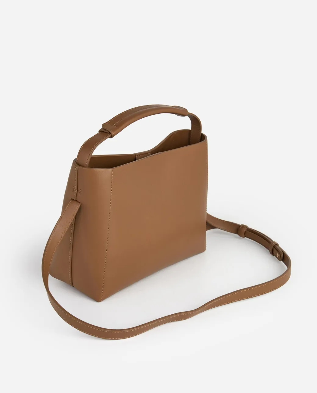 hedda_midi_handbag_leathe_4-2.webp Top Handle Bags | Shoulder Bags^Flattered Hedda Midi Handbag Leather Nut
