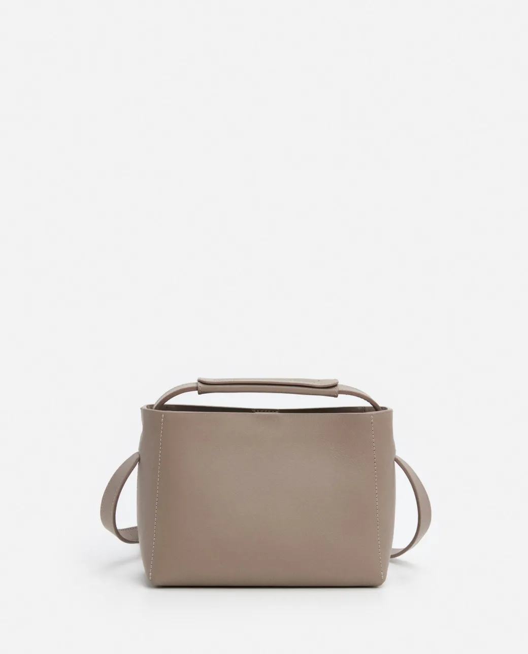 hedda_mini_handbag_leathe_1-3.webp Top Handle Bags | Shoulder Bags^Flattered Hedda Mini Handbag Leather Taupe