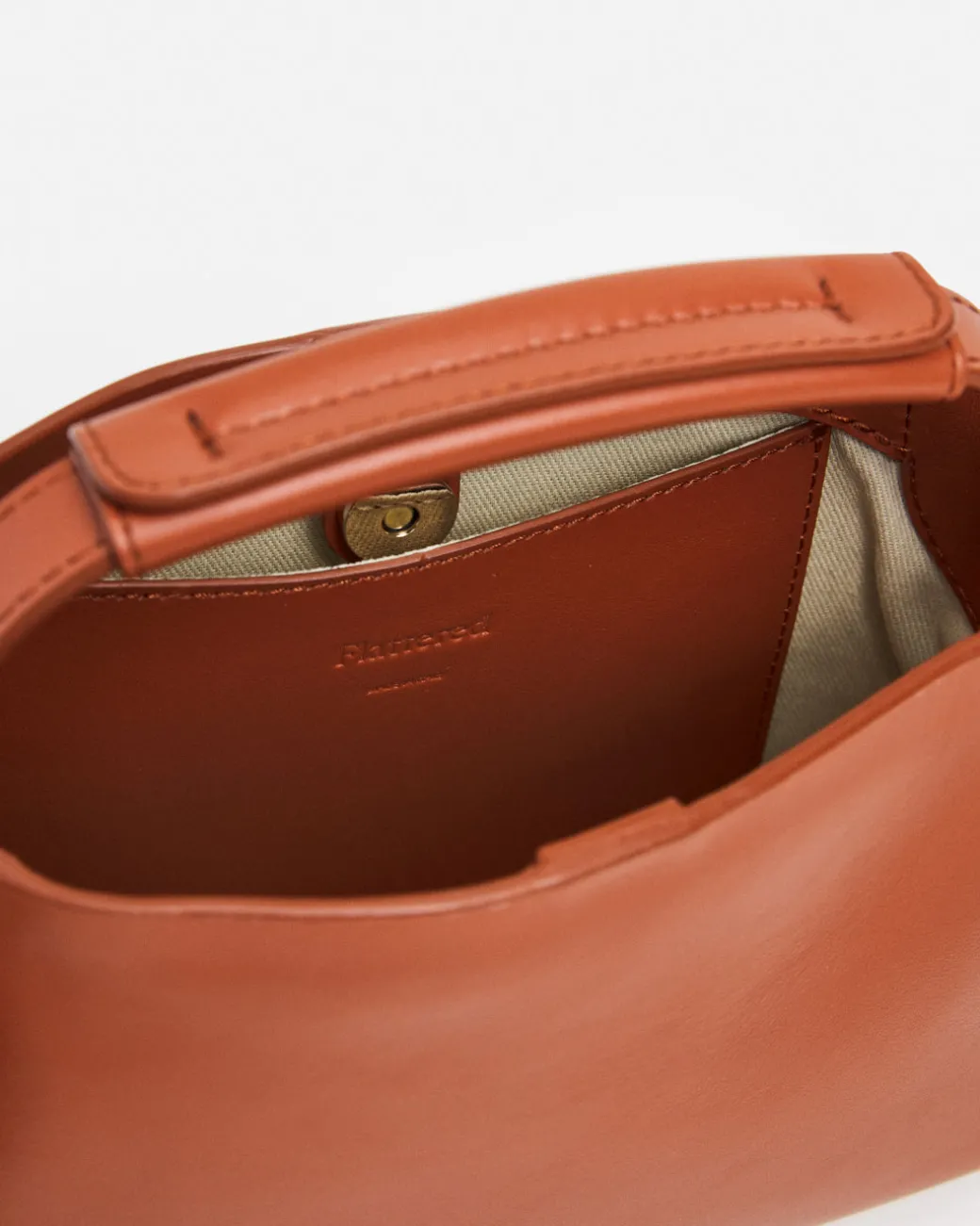 hedda_mini_handbag_leathe_4-5.webp Top Handle Bags | Crosshoulder Bag^Flattered Hedda Mini Handbag Leather Red Brick