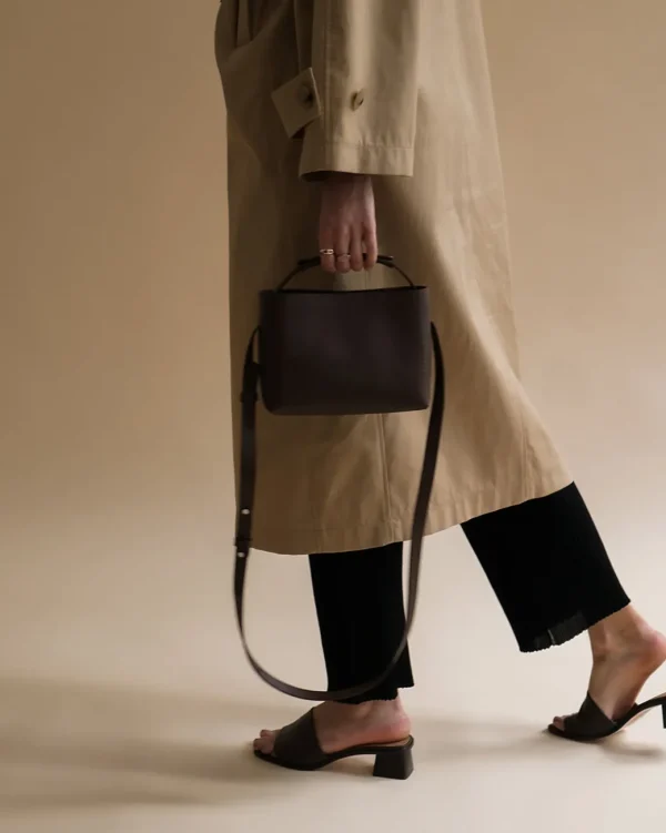 Top Handle Bags | Shoulder Bags^Flattered Hedda Mini Handbag Leather Chocolate