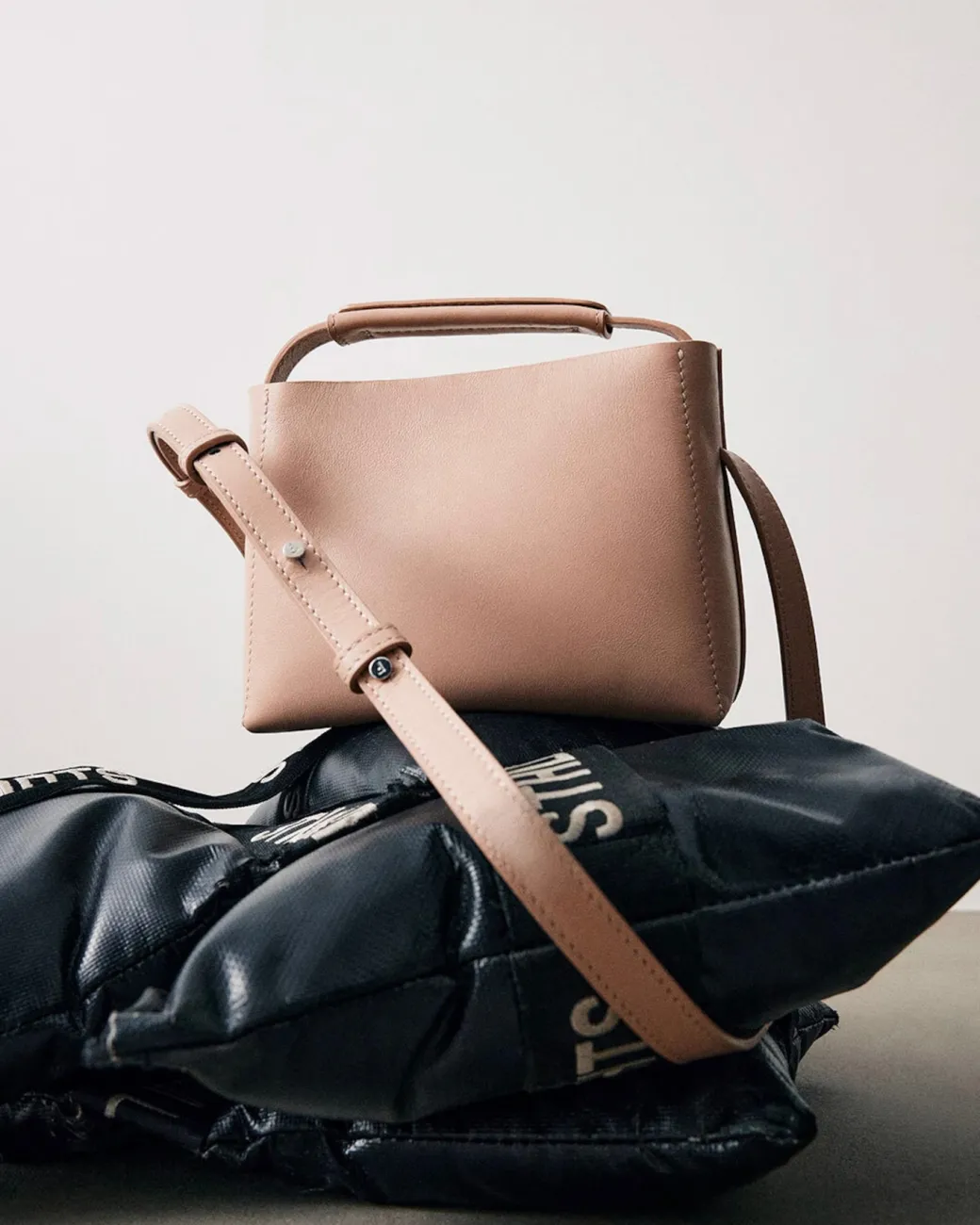 hedda_mini_handbag_leathe_6.webp Shoulder Bags | Crosshoulder Bag^Flattered Hedda Mini Handbag Leather Rose