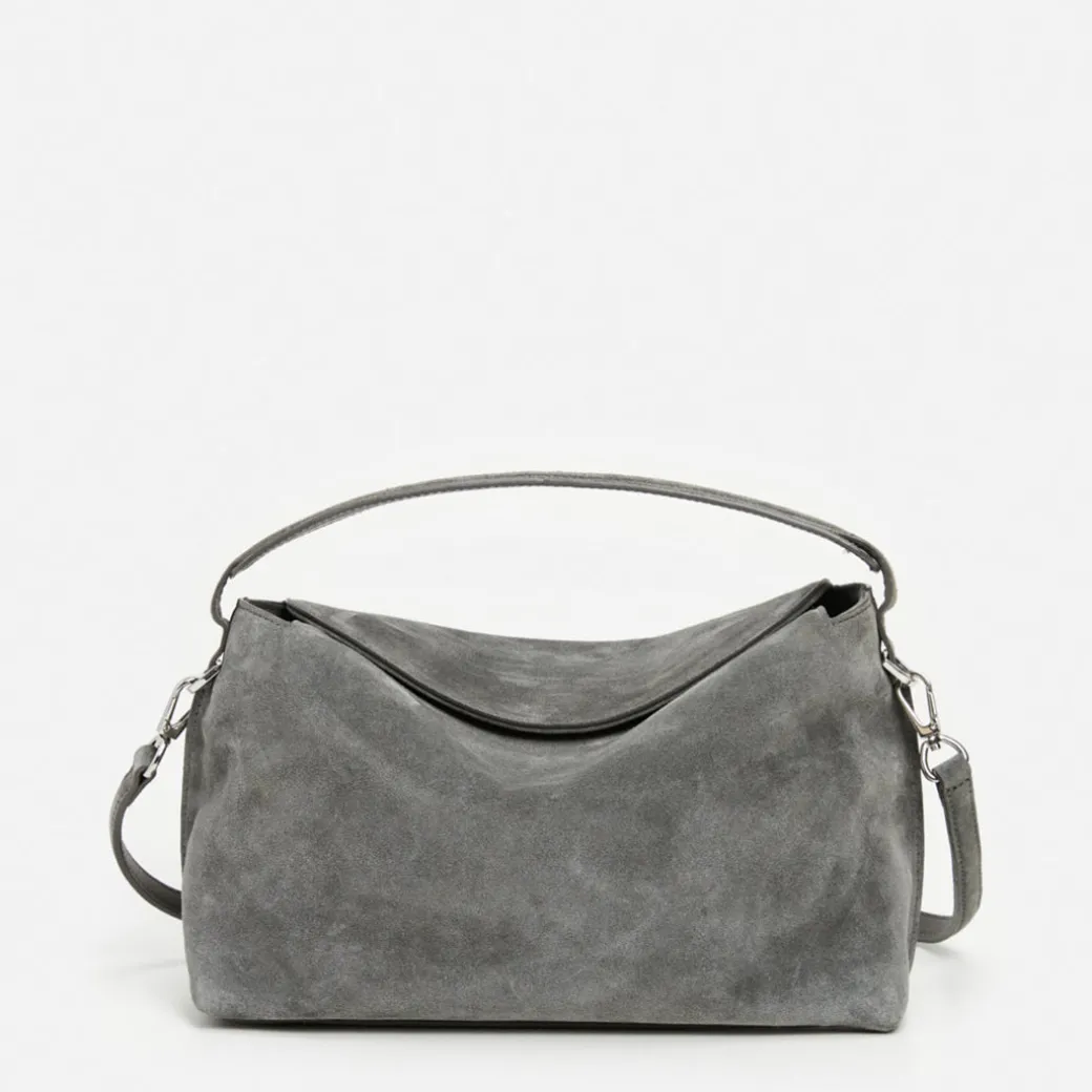hera_handbag_suede_grey_0.webp Shoulder Bags | Top Handle Bags^Flattered Hera Handbag Suede Grey