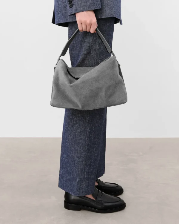 Shoulder Bags | Top Handle Bags^Flattered Hera Handbag Suede Grey