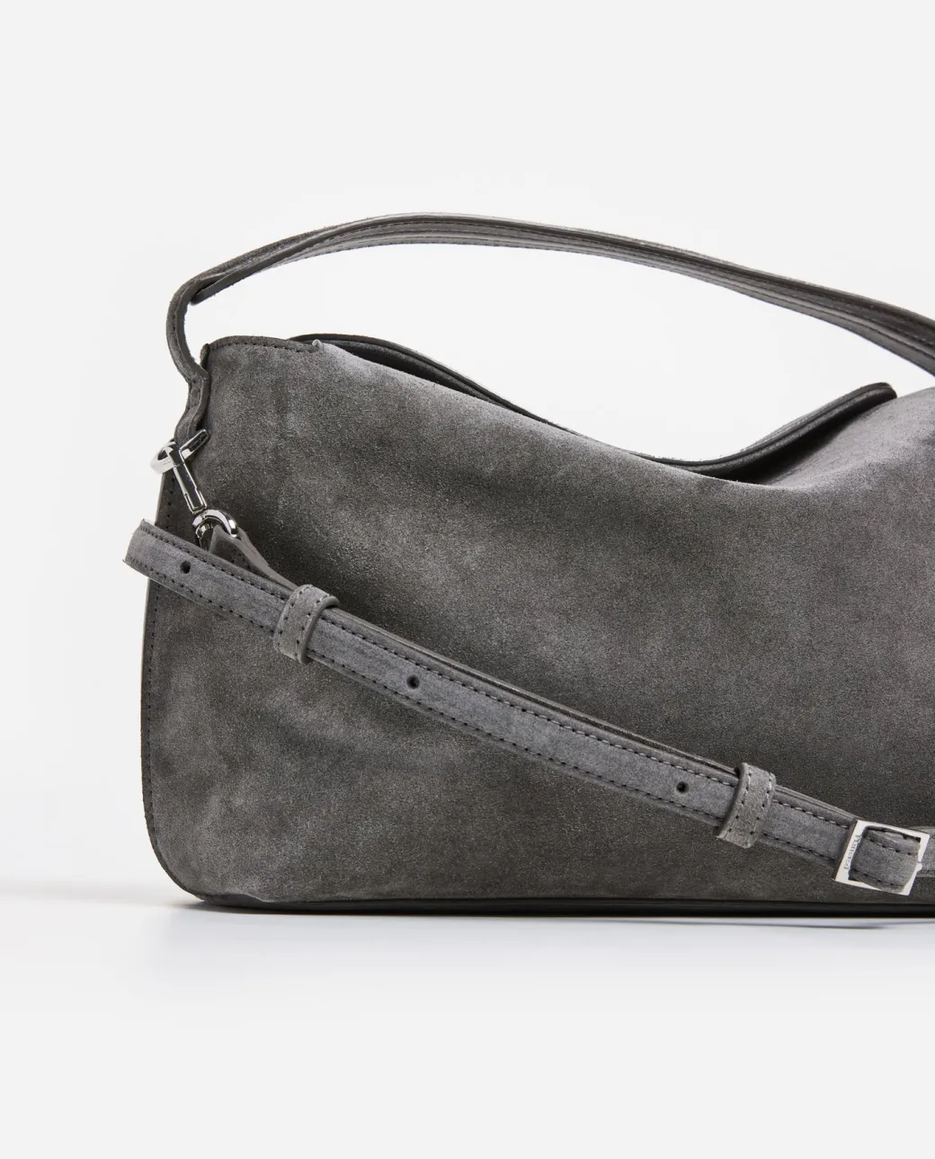 hera_handbag_suede_grey_4.webp Shoulder Bags | Top Handle Bags^Flattered Hera Handbag Suede Grey