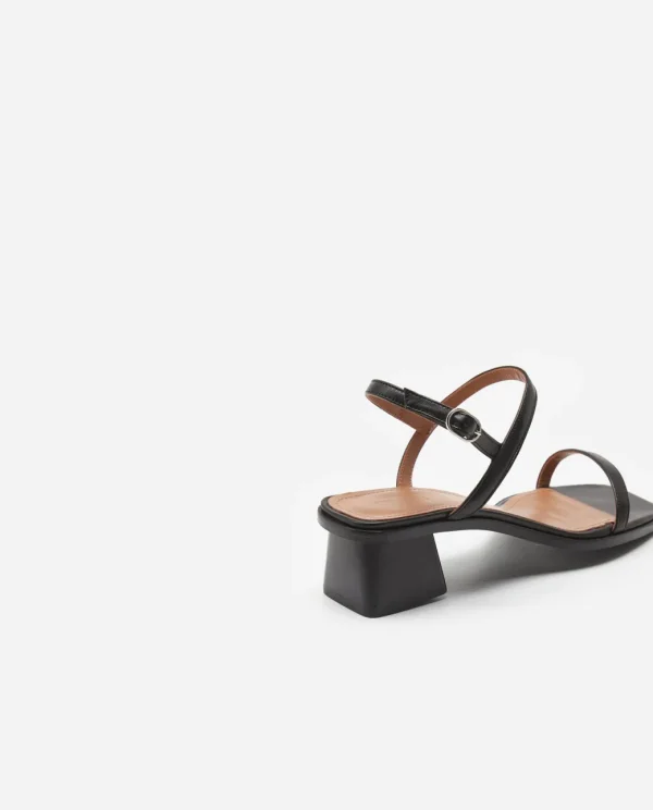Heeled Sandals | Heels^Flattered Juno Leather Black