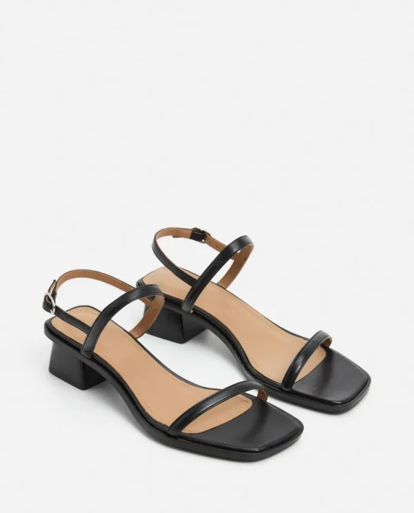 Heeled Sandals | Heels^Flattered Juno Leather Black