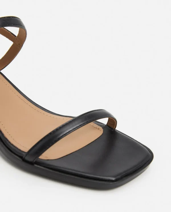 Heeled Sandals | Heels^Flattered Juno Leather Black
