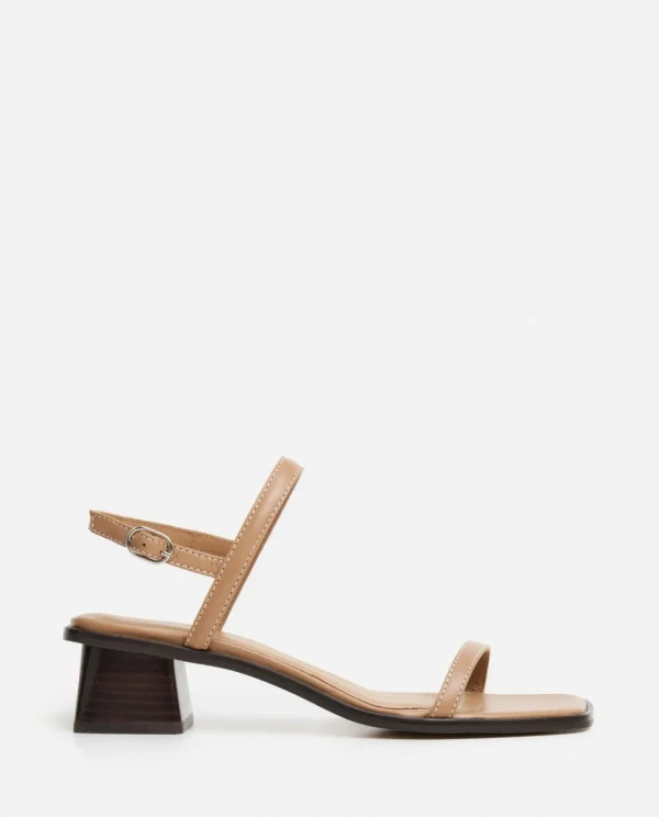 Heels | Heeled Sandals^Flattered Juno Leather Cognac