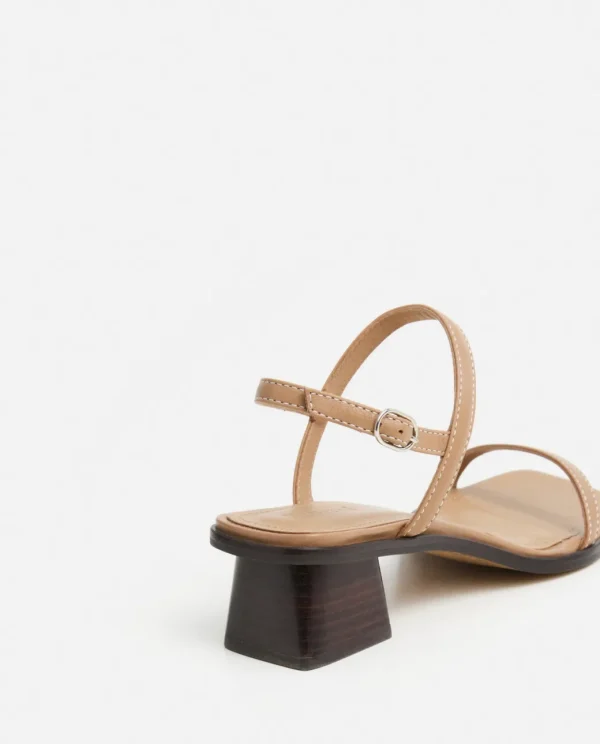 Heels | Heeled Sandals^Flattered Juno Leather Cognac