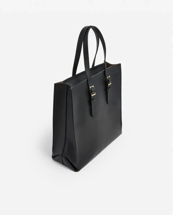 Top Handle Bags | Tote Bags^Flattered Kristine Tote Leather Black