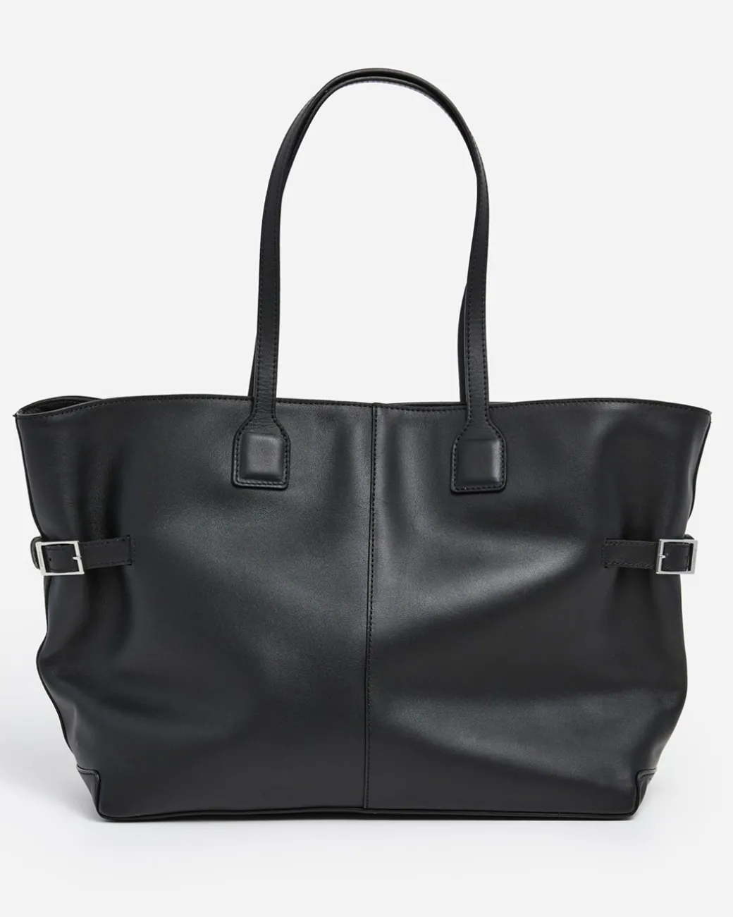 lesley_tote_bag_leather_b_1.webp Tote Bags^Flattered Lesley Tote Bag Leather Black