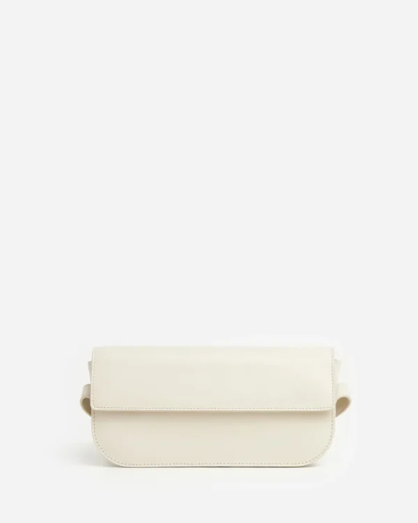 Shoulder Bags^Flattered Lillie Shoulder Bag Leather Vanilla