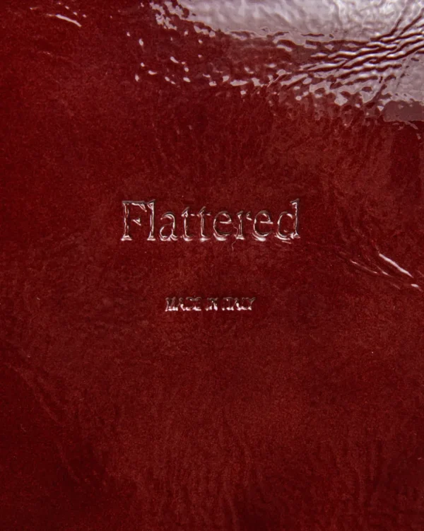 Shoulder Bags^Flattered Lillie Shoulder Bag Leather Brick Red Patent