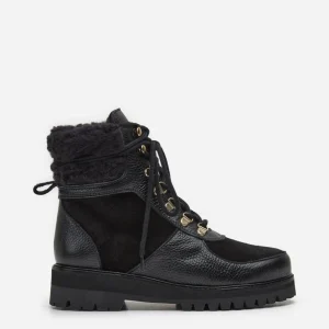 Boots^Flattered Linn Leather/Suede Black