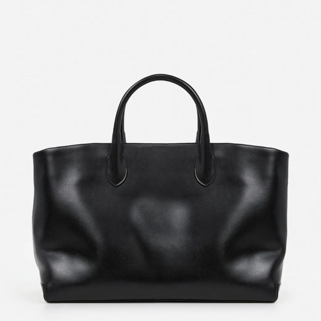 lola_tote_leather_black_0.webp Top Handle Bags | Tote Bags^Flattered Lola Tote Leather Black
