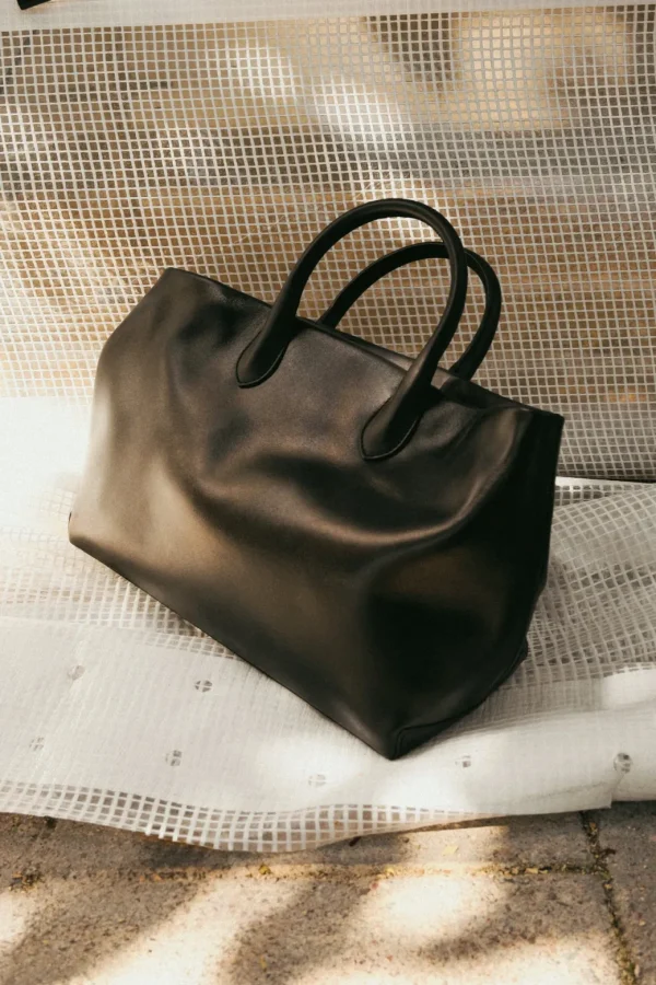 Top Handle Bags | Tote Bags^Flattered Lola Tote Leather Black