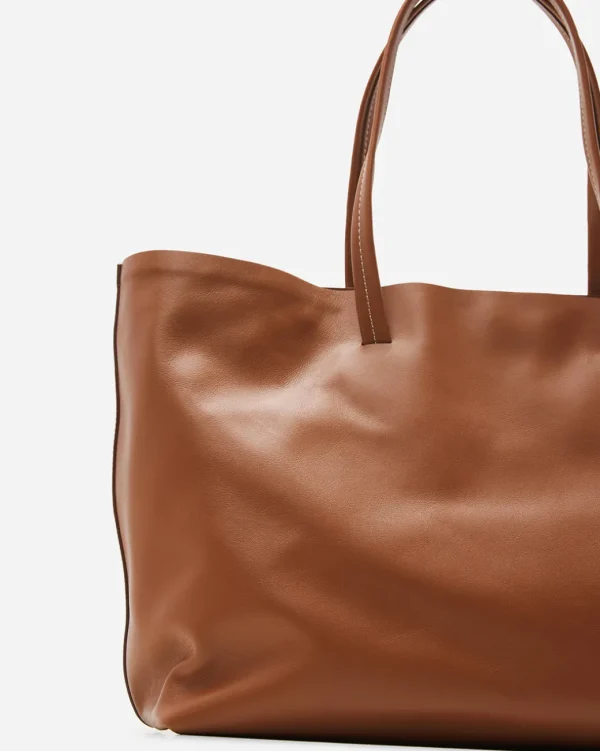 Tote Bags^Flattered Luka Tote Leather Cognac