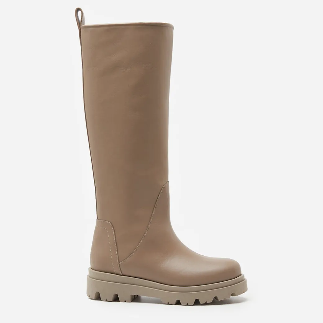luna_leather_taupe_0.webp High-Shaft Boots^Flattered Luna Leather Taupe