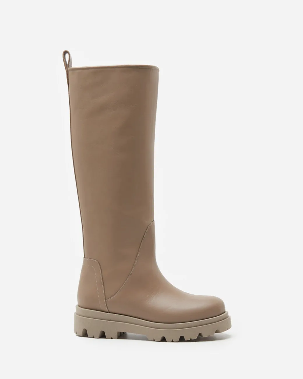 luna_leather_taupe_1.webp High-Shaft Boots^Flattered Luna Leather Taupe