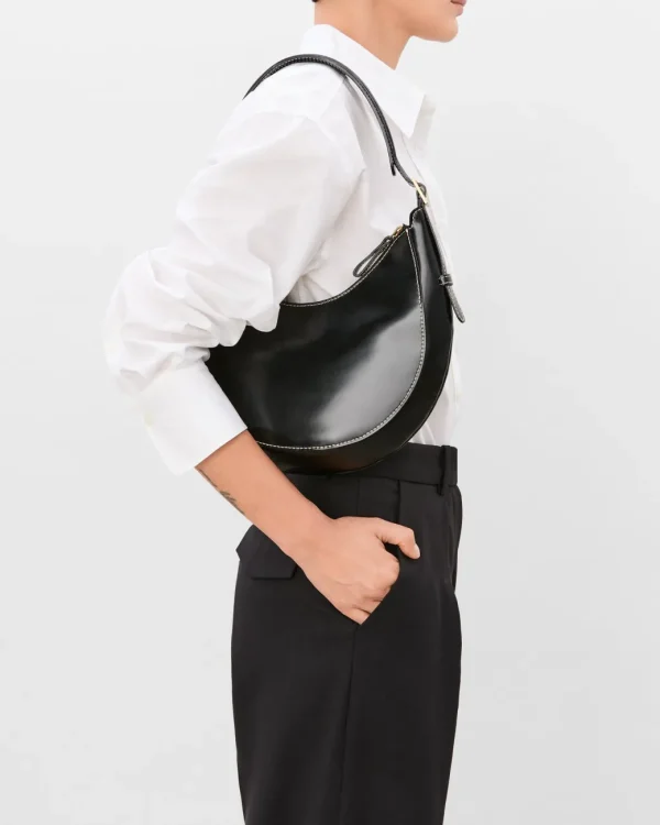 Shoulder Bags | Crosshoulder Bag^Flattered Lunar Shoulder Bag Leather Black