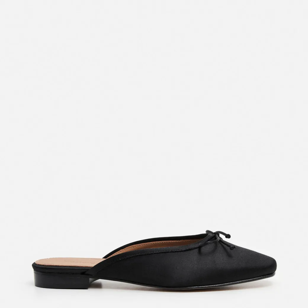 malva_satin_black_0.webp Sandals | Ballet Flats^Flattered Malva Satin Black