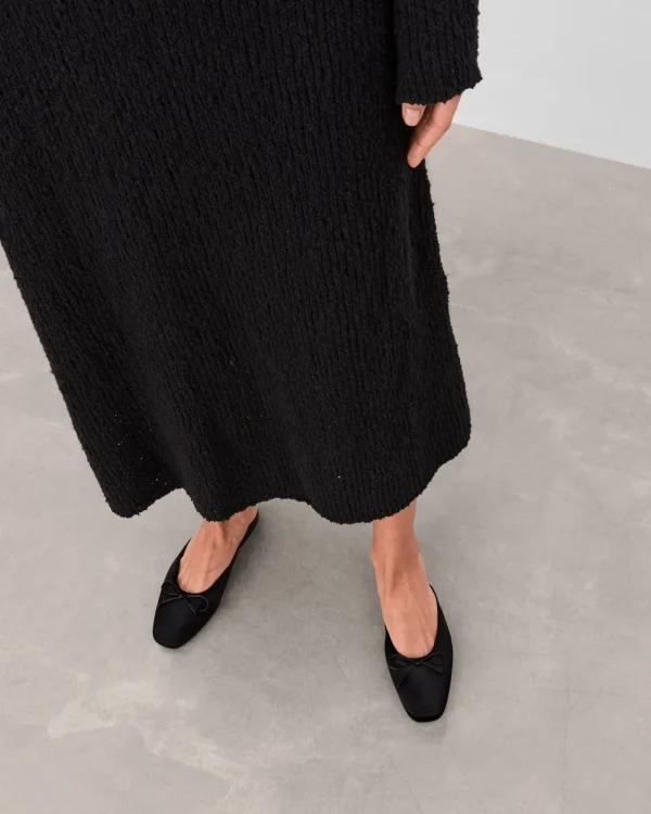 Sandals | Ballet Flats^Flattered Malva Satin Black