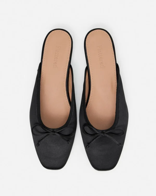 Sandals | Ballet Flats^Flattered Malva Satin Black