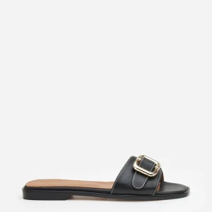 Sandals^Flattered Mimi Leather Black
