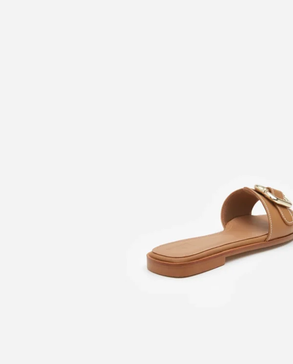 Sandals^Flattered Mimi Leather Cognac