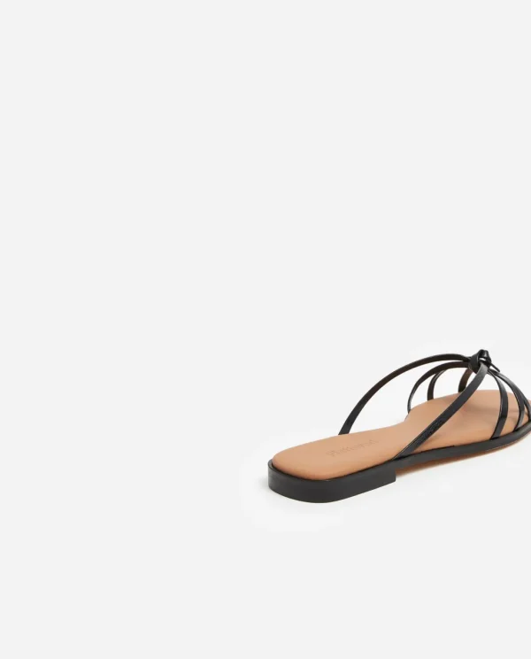 Sandals^Flattered Mimosa Leather Black