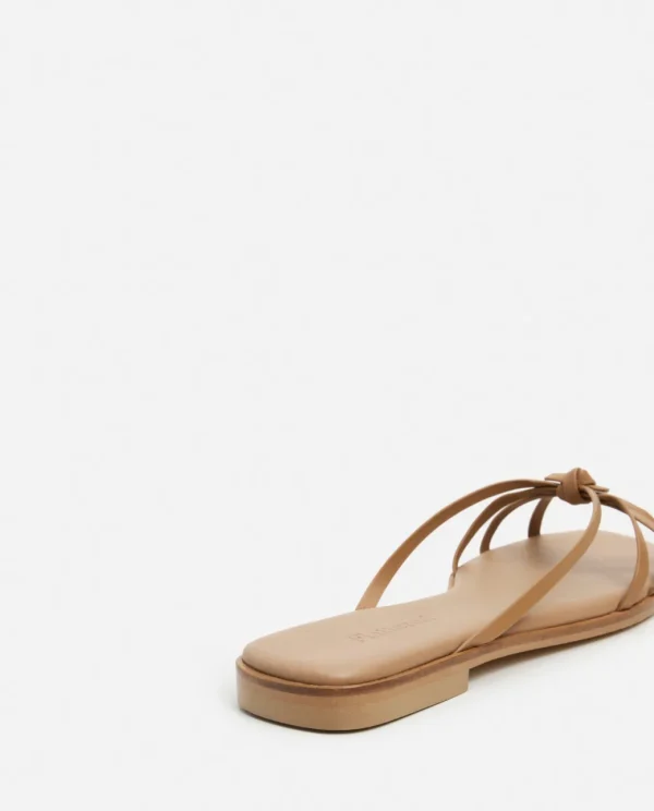 Sandals^Flattered Mimosa Leather Cognac
