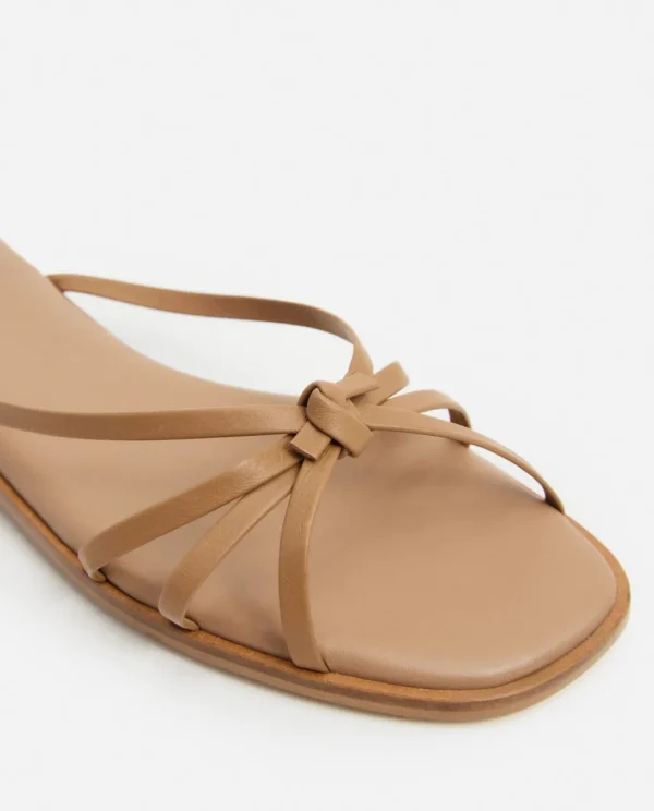 Sandals^Flattered Mimosa Leather Cognac