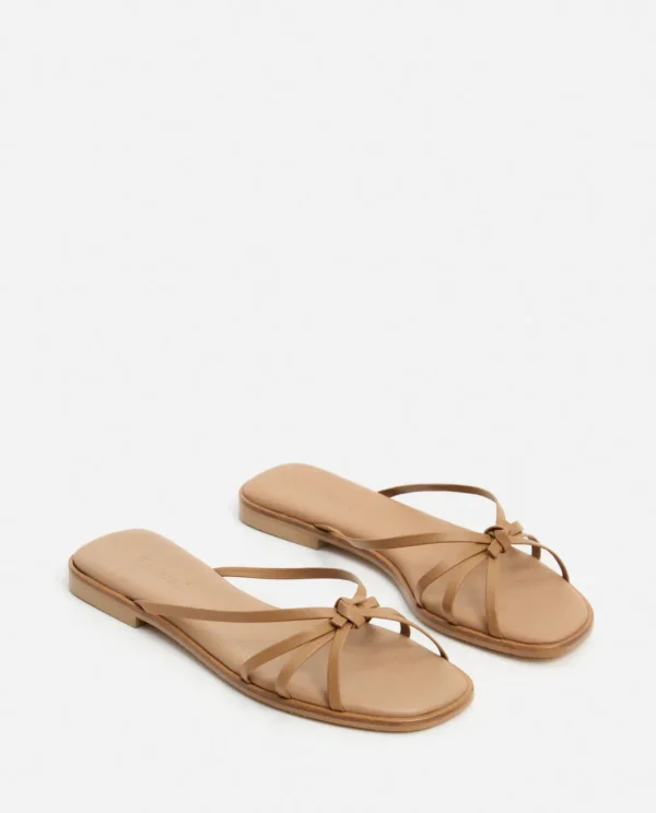 Sandals^Flattered Mimosa Leather Cognac