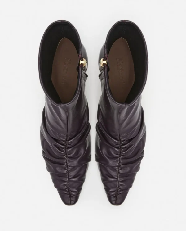 Boots^Flattered Minna Leather Burgundy
