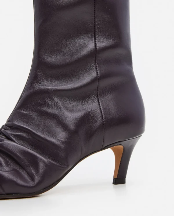 Boots^Flattered Minna Leather Burgundy