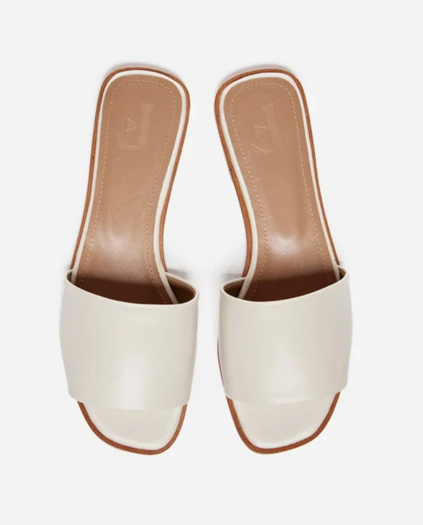 Sandals^Flattered Mouna Leather White