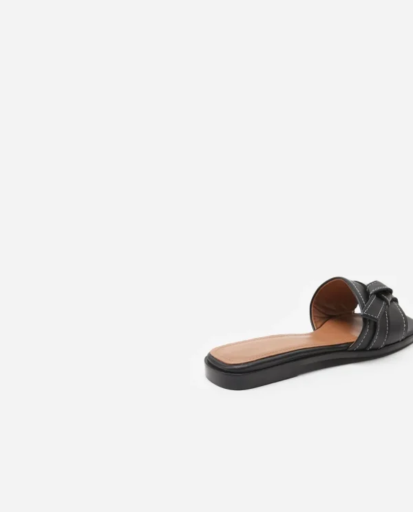 Sandals^Flattered My Leather Black