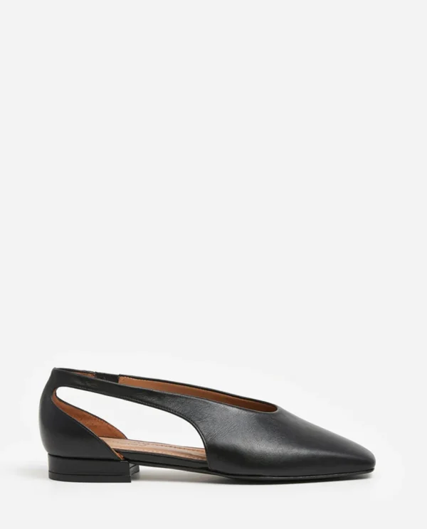 Ballet Flats^Flattered Nancy Leather Black