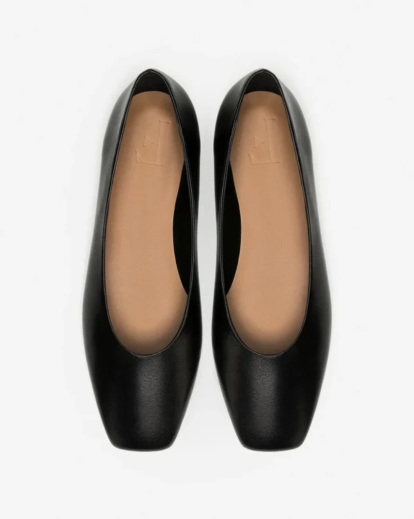 Ballet Flats^Flattered Nikki Leather Black