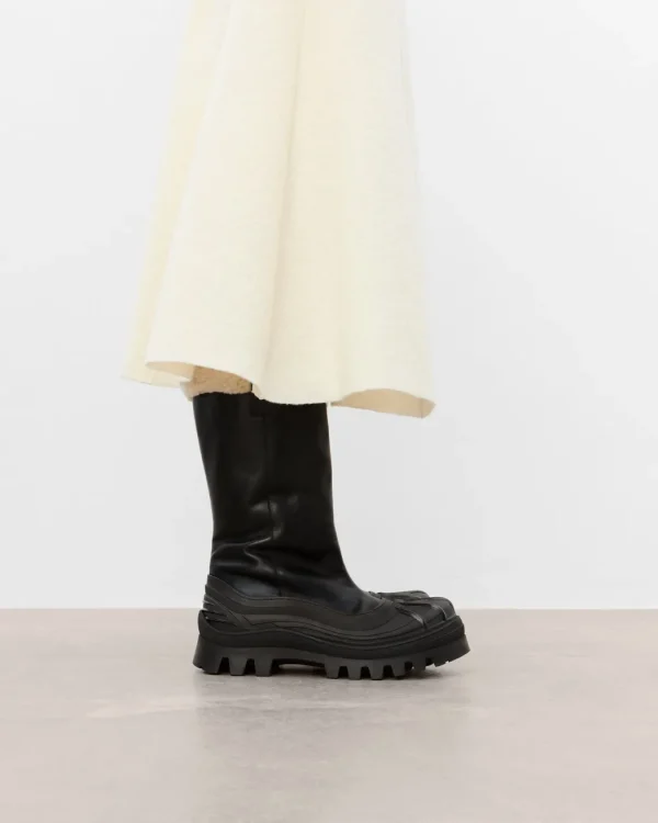 High-Shaft Boots | Boots^Flattered Pella Leather Black