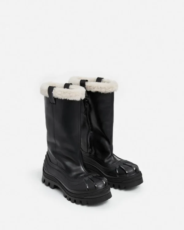 High-Shaft Boots | Boots^Flattered Pella Leather Black