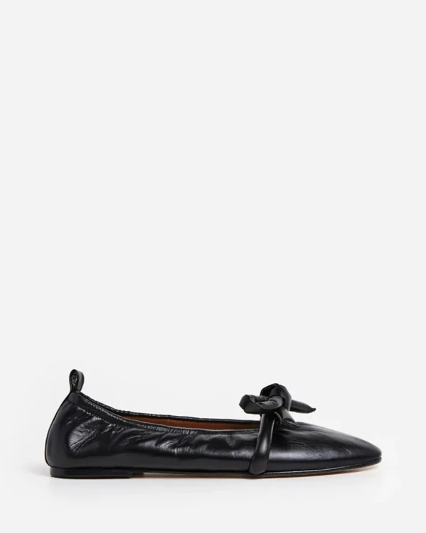 Ballet Flats^Flattered Polly Leather Black