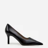 Heels^Flattered Roberta Leather Black
