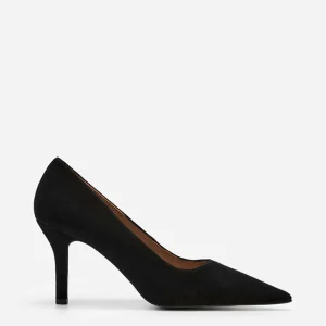 Heels^Flattered Roberta Suede Black