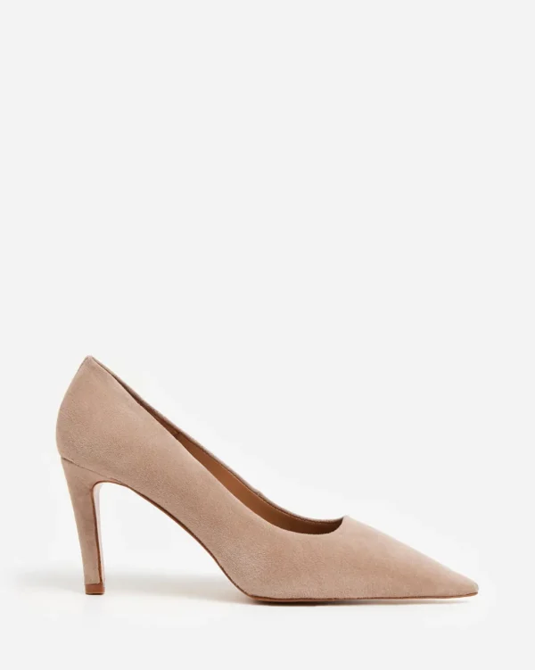 Heels^Flattered Roberta Suede Sand