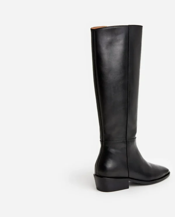 High-Shaft Boots | Boots^Flattered Robyn Leather Black